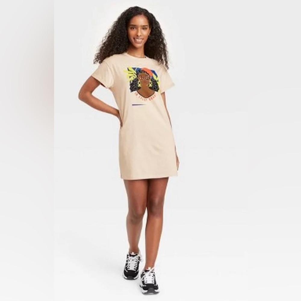 T-shirt dress “Beauty in Every Shade”
